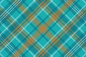 Tartan or plaid retro color pattern. vector