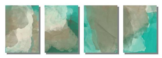 Abstract watercolor brush background. Set background. vector