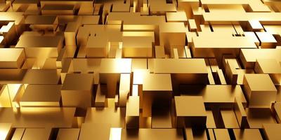 gold bar background glittering gold 3D illustration photo