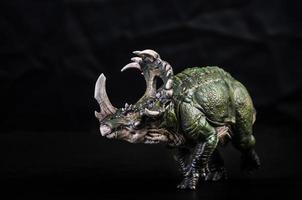 dinosaur , Sinoceratops in the dark photo