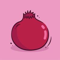 Illustration vector graphic of Pomegranate
