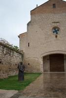 San Francisco Convent in a rainy day. Medina de Rioseco, Valladolid photo