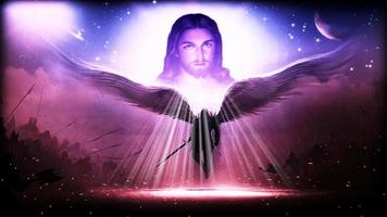 Gesù Cristo e il guerriero angelo gabriel contro il esseri di buio video
