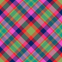 Check fabric pattern. Plaid tartan textile. Texture seamless background vector. vector