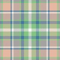Plaid check pattern. Seamless fabric texture. Tartan textile print. vector