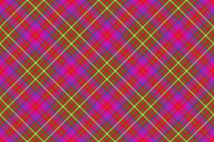 Check textile seamless. Texture tartan vector. Pattern background fabric plaid. vector