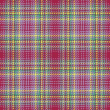 Seamless plaid check. Fabric vector texture. Pattern tartan background textile.