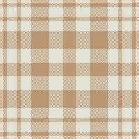 Plaid check pattern. Seamless fabric texture. Tartan textile print. vector