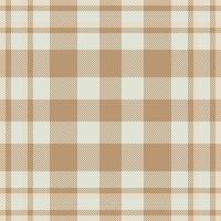 Plaid check pattern. Seamless fabric texture. Tartan textile print. vector