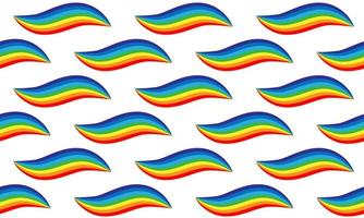 Rainbow pattern seamless. Colorful background vector texture design. Abstract cartoon stripes wallpaper.