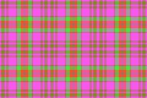 Vector fabric plaid. Tartan seamless textile. Check background texture pattern.
