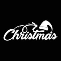 Merry Christmas T-shirt design vector