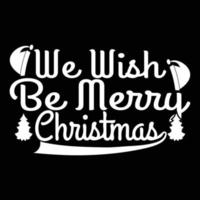 Happy Merry Christmas T shirt design vector