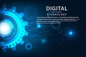 abstract mechanical gear or cogwheel background, technology and engineering vector