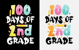 100th days of school, hundred days t shirt design, 100th days celebration t shirt vector