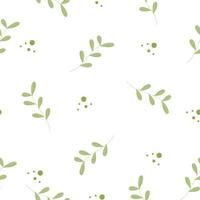 Pattern of green leaf, grass. Vector