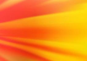 Light Yellow, Orange vector blurred shine abstract pattern.