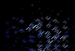 Dark BLUE vector template with repeated sticks.