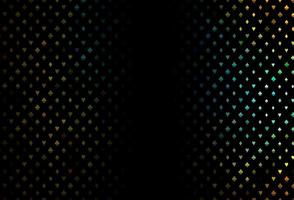 Dark black vector layout with elements of cards.