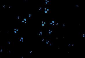 Dark BLUE vector pattern with lava shapes.