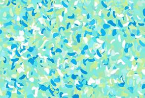 Light Blue, Yellow vector template with memphis shapes.