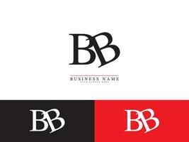 letra bb bb logo icono arte vectorial para marca de ropa o negocio vector