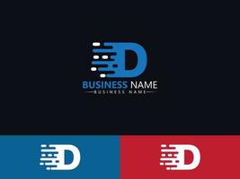 Letter D dd Express Delivery Logo Icon Design vector