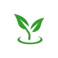 vector verde ecológico. icono ecológico. vector de logotipo de reciclaje. embalaje símbolo renovable. signo ambiental verde