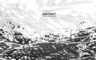 Abstract black and white color background vector