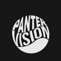 Panter Vision Text warp vector