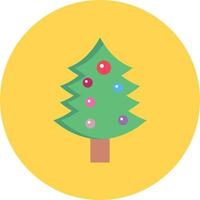 ilustración de vector de árbol de navidad en un fondo. símbolos de calidad premium. iconos vectoriales para concepto y diseño gráfico.