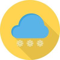 ilustración de vector de copo de nieve en un fondo. símbolos de calidad premium. iconos vectoriales para concepto y diseño gráfico.