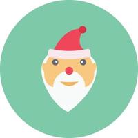 ilustración de vector de santa en un fondo. símbolos de calidad premium. iconos vectoriales para concepto y diseño gráfico.