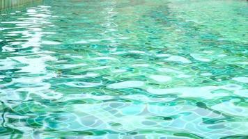 reflection on the pool surface.Swimming pool water sun reflection background. Ripple Water. video