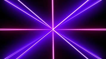 vj astratto laser leggero colorato raggiante neon Linee sfondo. video ultra 4k