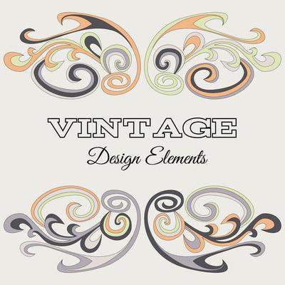 Vintage frame with abstract branches. Floral invitation card