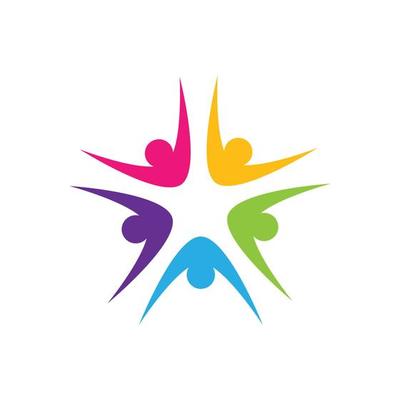 Community, network and social logo design