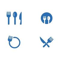 fork and spoon vector