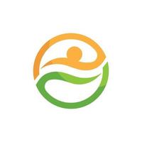 Healthy Life people Logo vector