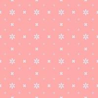 Flower stroke with pink background seamless pattern vector
