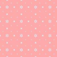 Flower stroke with pink background seamless pattern vector