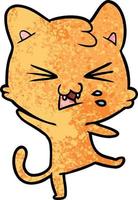 Vector cat character in cartoon style