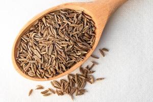 Caraway Seeds Spilled from a Teaspoon photo