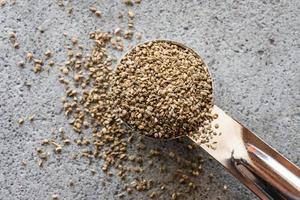 Celery Seeds Spilled from a Teaspoon photo