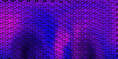 Light purple, pink vector triangle mosaic design.