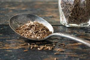 Caraway Seeds on a Spoon photo