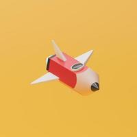 Pencil rocket launch photo
