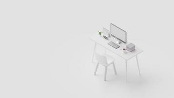 Isometric Home office photo