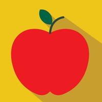 Apple flat icon vector