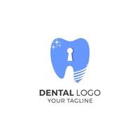 Plantilla de vector de diseño de logotipo de dentista dental